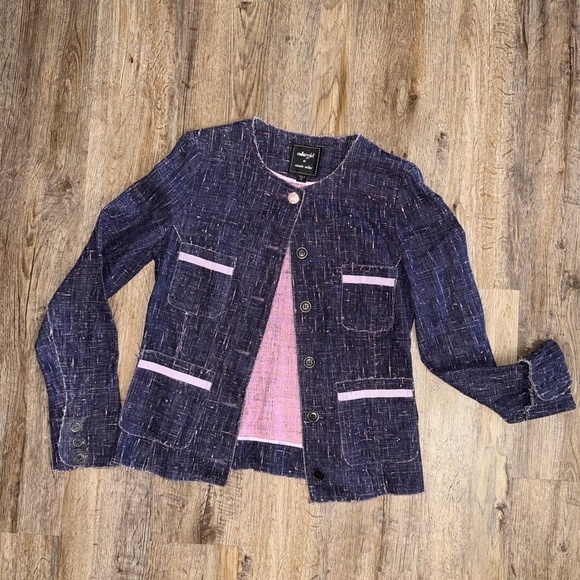 Nicole Miller • Miller Girl Linen Raw Edge Pantsuit - Picture 8 of 15